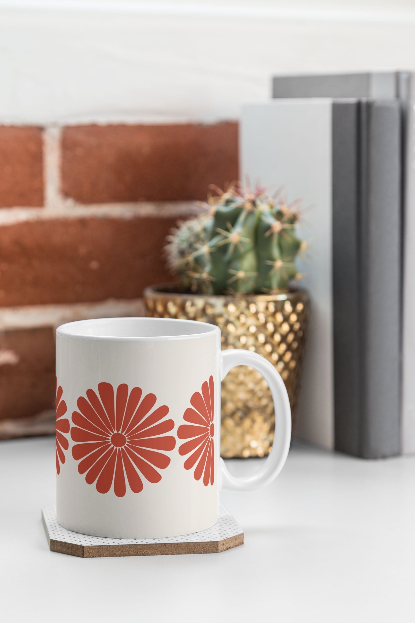 Colour Poems Retro Daisy III Coffee Mug