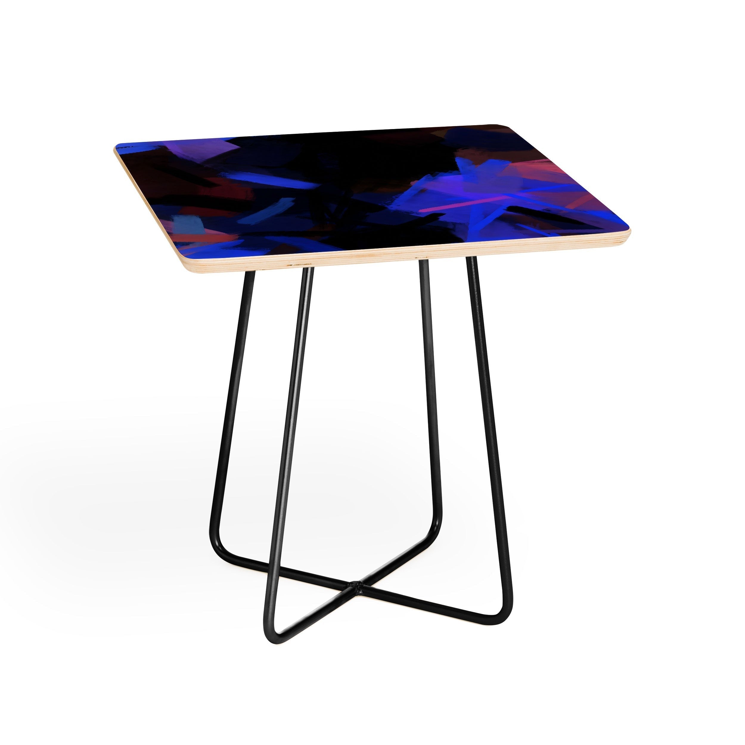 83 Oranges Midnight Sparks Side Table
