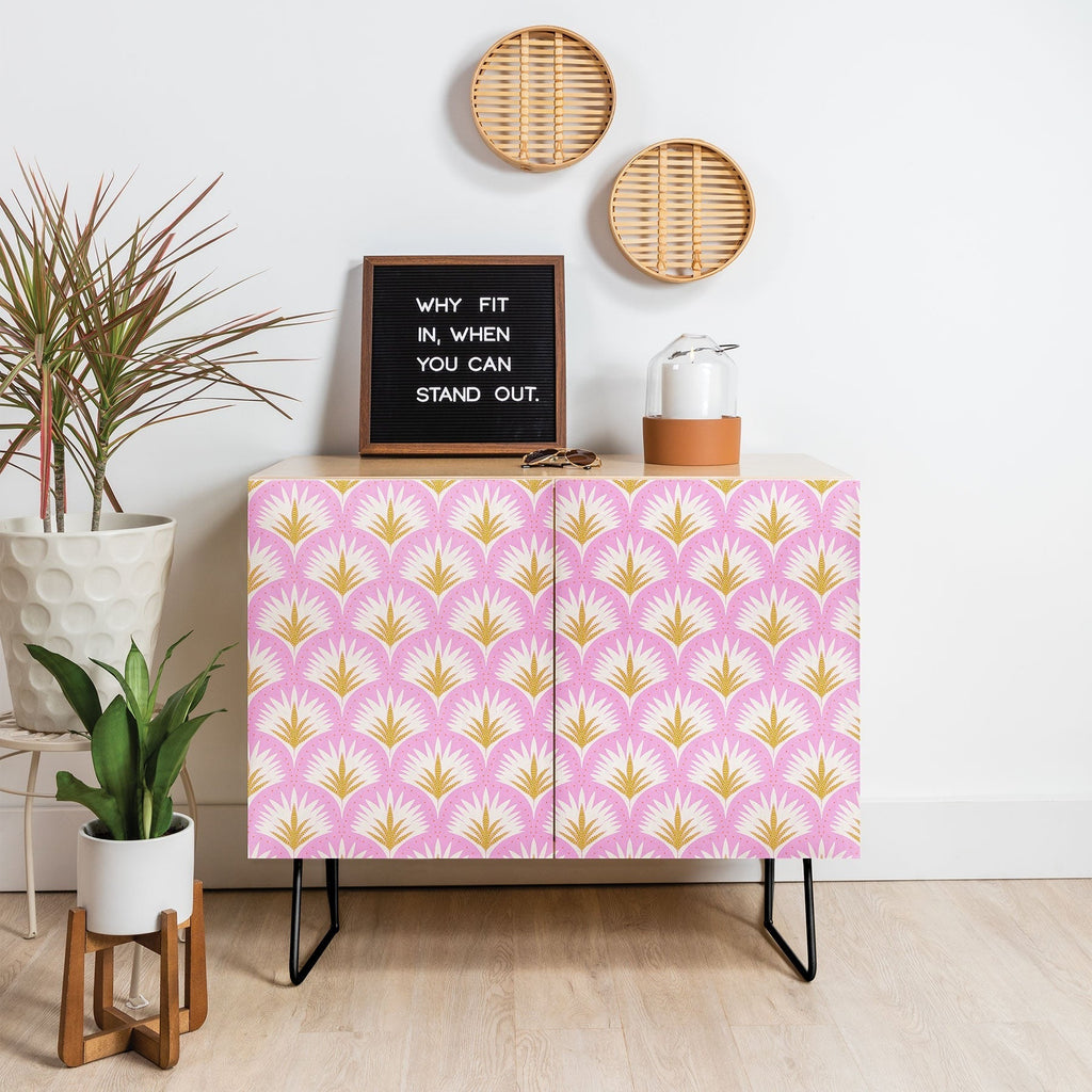 Jennifer Labre Pink Palmetto Credenza