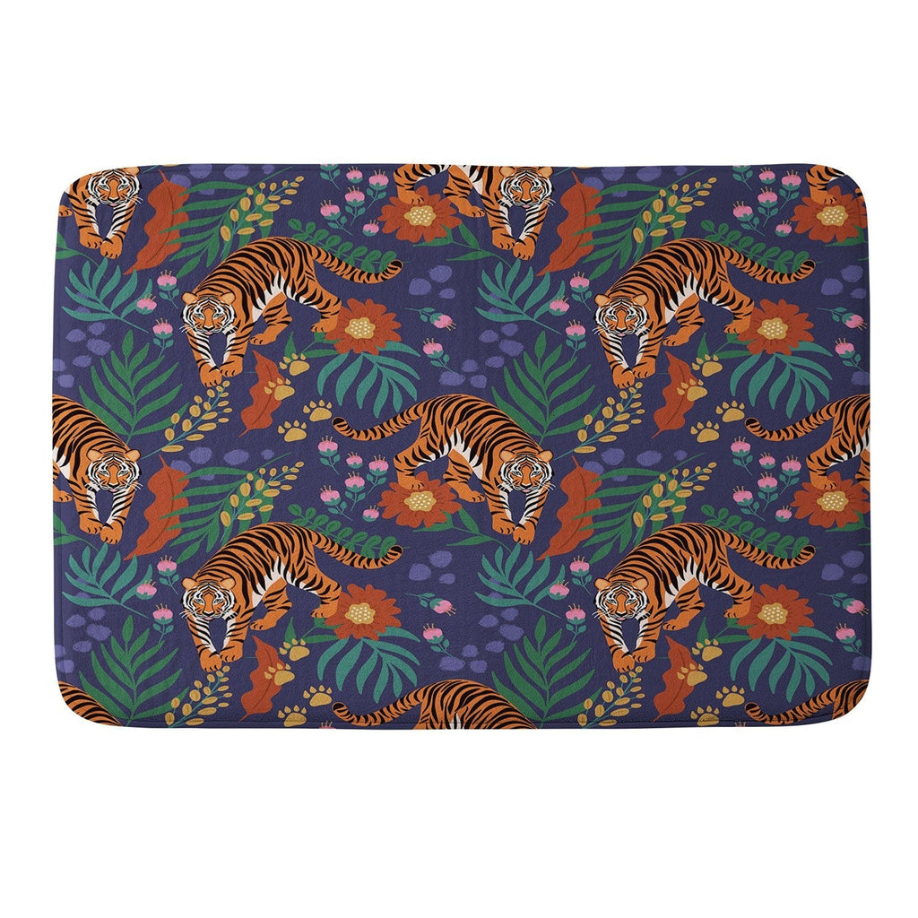 Design by Spark Tiger of the Glorious Jungle Memory Foam Bath Mat