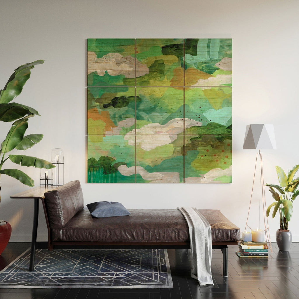 Laura Fedorowicz Small Steps Everyday Wood Wall Mural