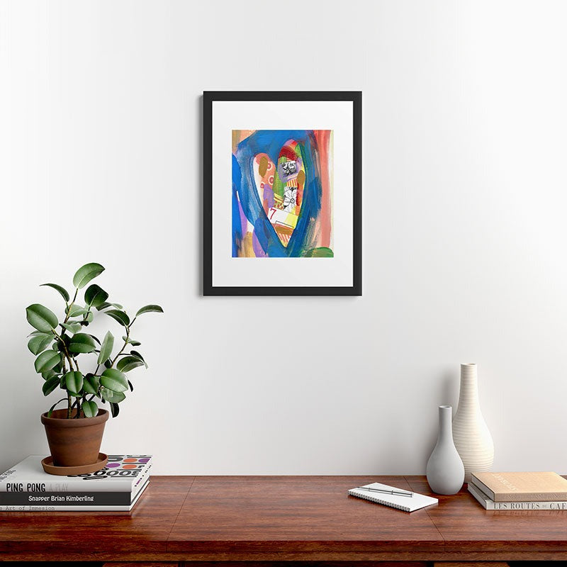 Natalie Baca Lucky in Love Framed Art Print
