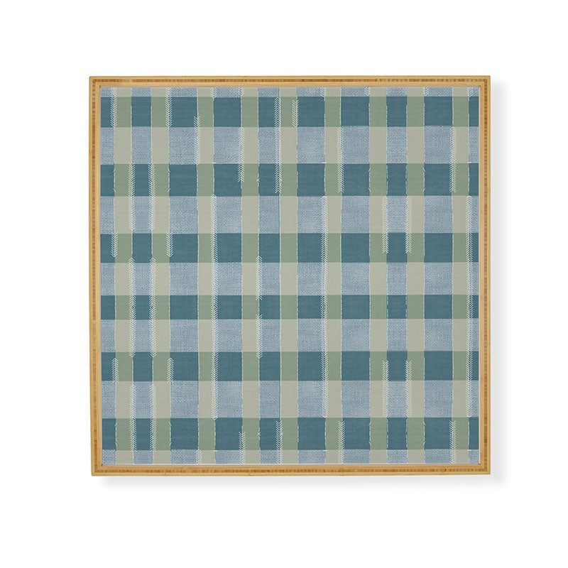 Marta Barragan Camarasa Country Style Checks Framed Wall Art