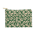 Avenie BR Cheetah Print In Green Pouch