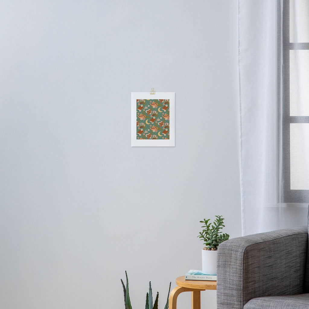 Avenie Moonlit Reading Nook I Art Print