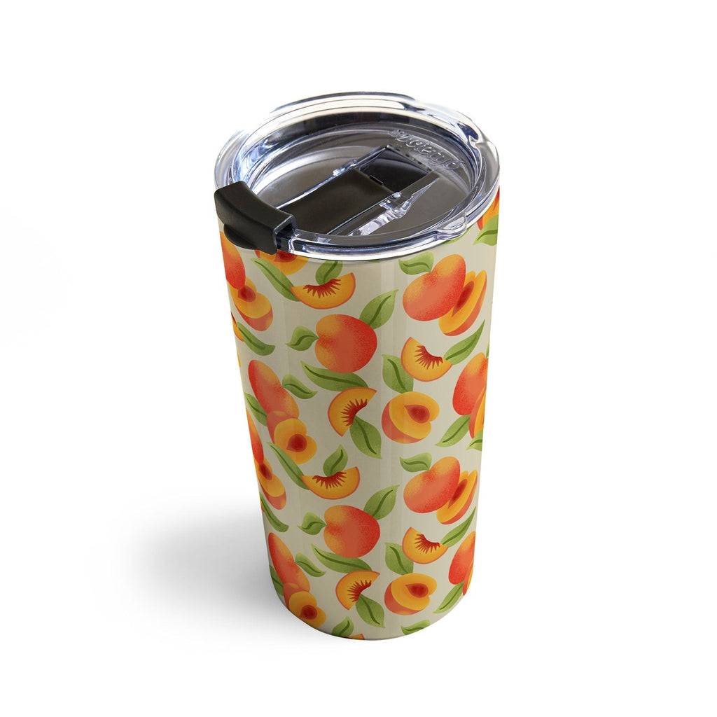 Jessica Molina Peach Pattern Travel Mug