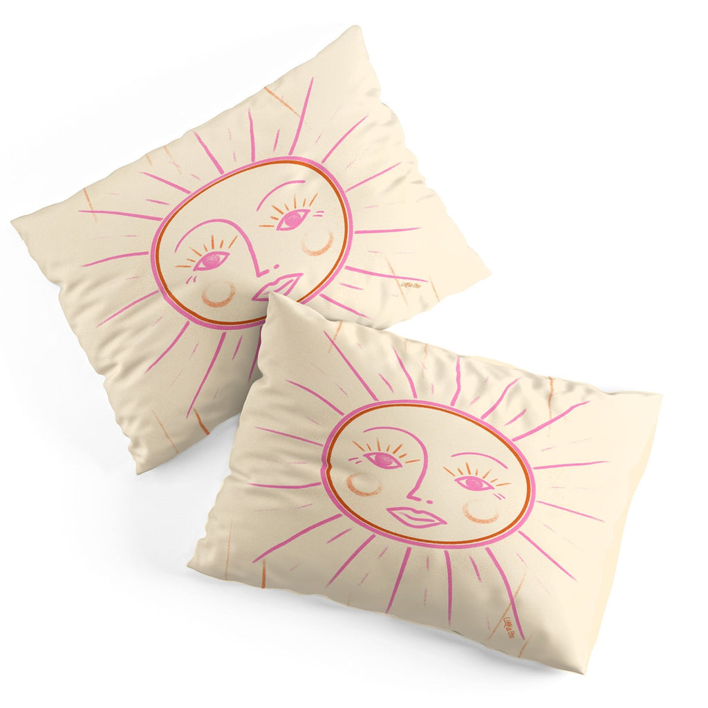 Little Om Celestial Sun cream Pillow Shams