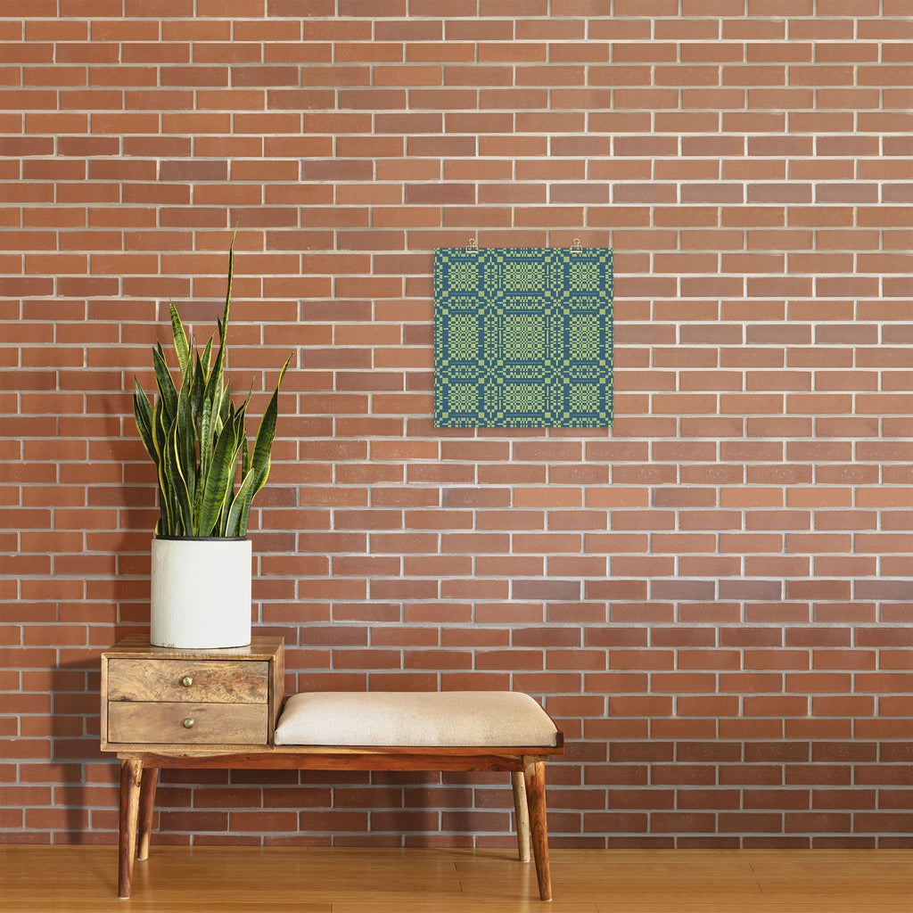 Marta Barragan Camarasa Nostalgic Grid Design Art Print