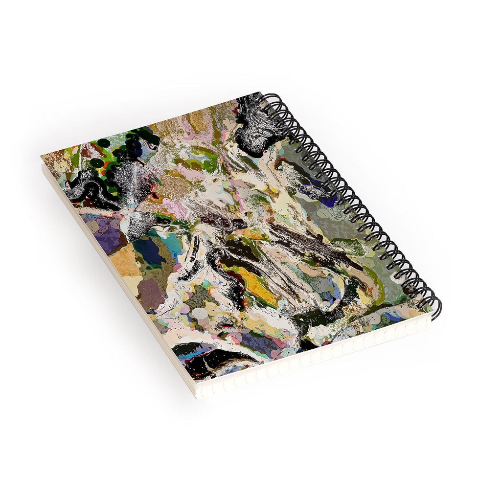 83 Oranges Echoes Beneath the Surface Spiral Notebook