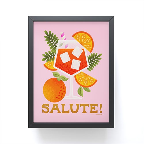 Jessica Molina Orange Spritz Framed Mini Art Print