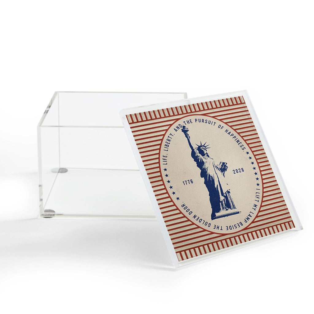DENY Designs Life Liberty Acrylic Box