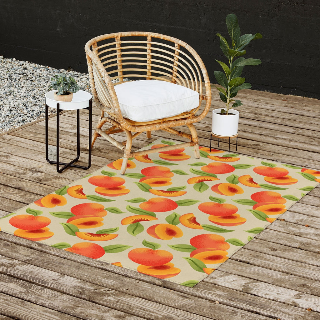 Jessica Molina Peach Pattern Outdoor Rug