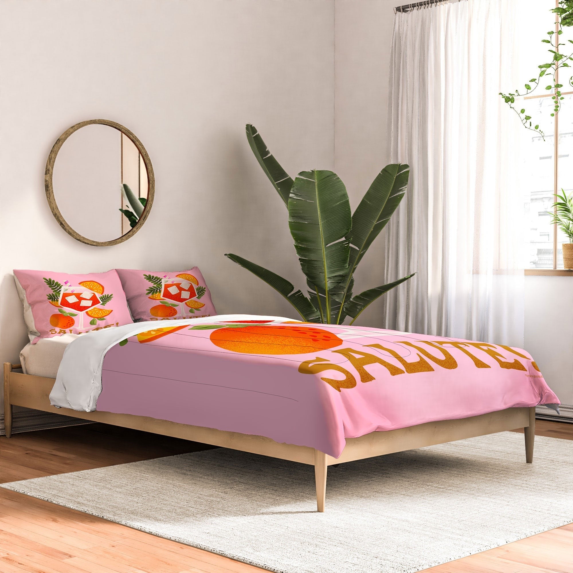 Jessica Molina Orange Spritz Comforter