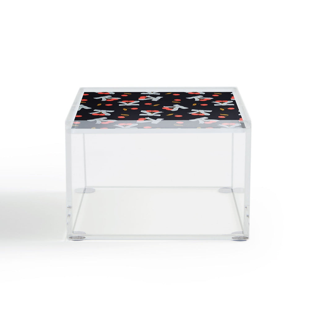 Jennifer Labre Cherries and Bows Acrylic Box