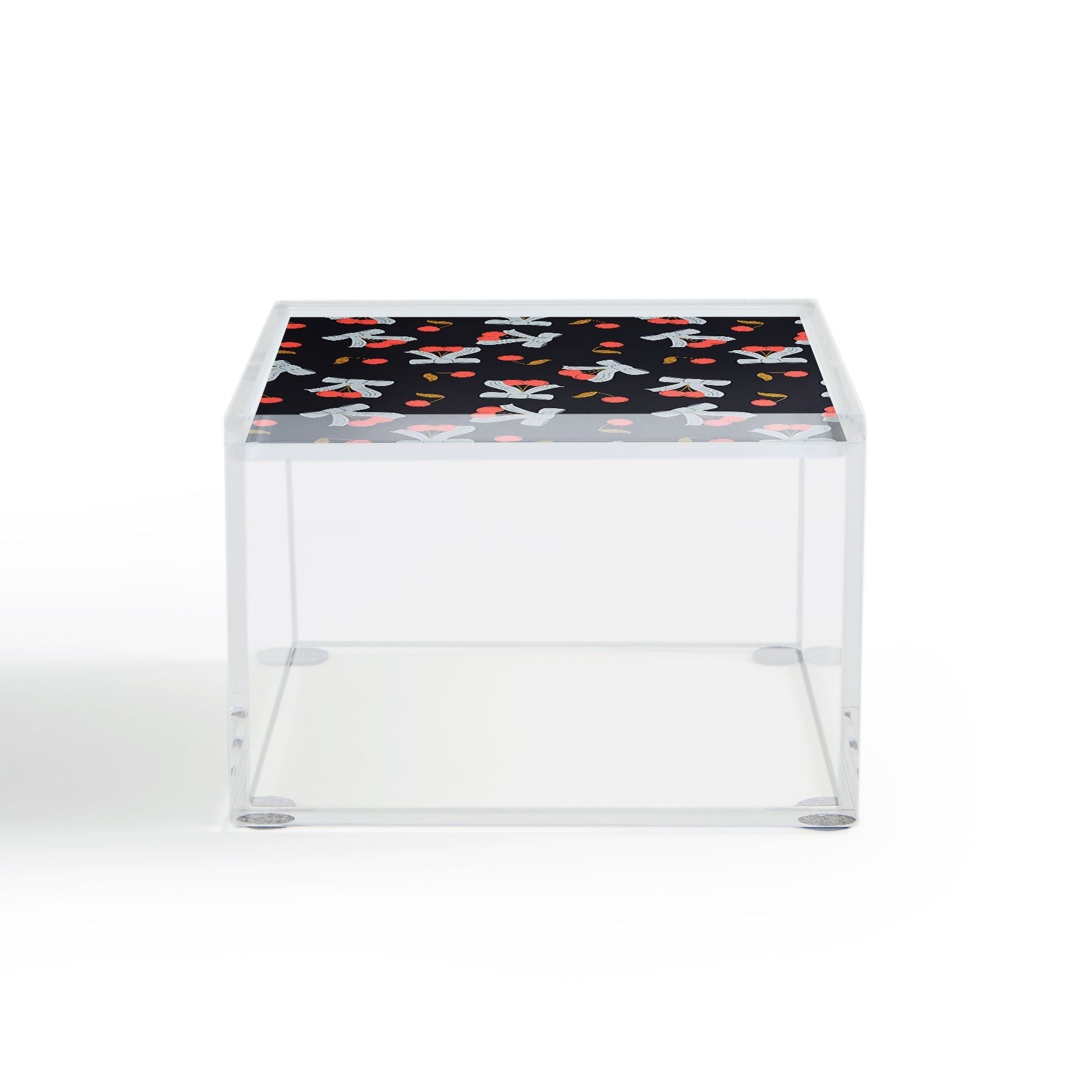 Jennifer Labre Cherries and Bows Acrylic Box