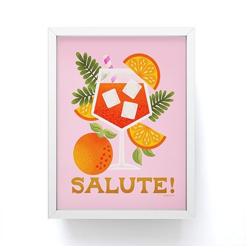 Jessica Molina Orange Spritz Framed Mini Art Print