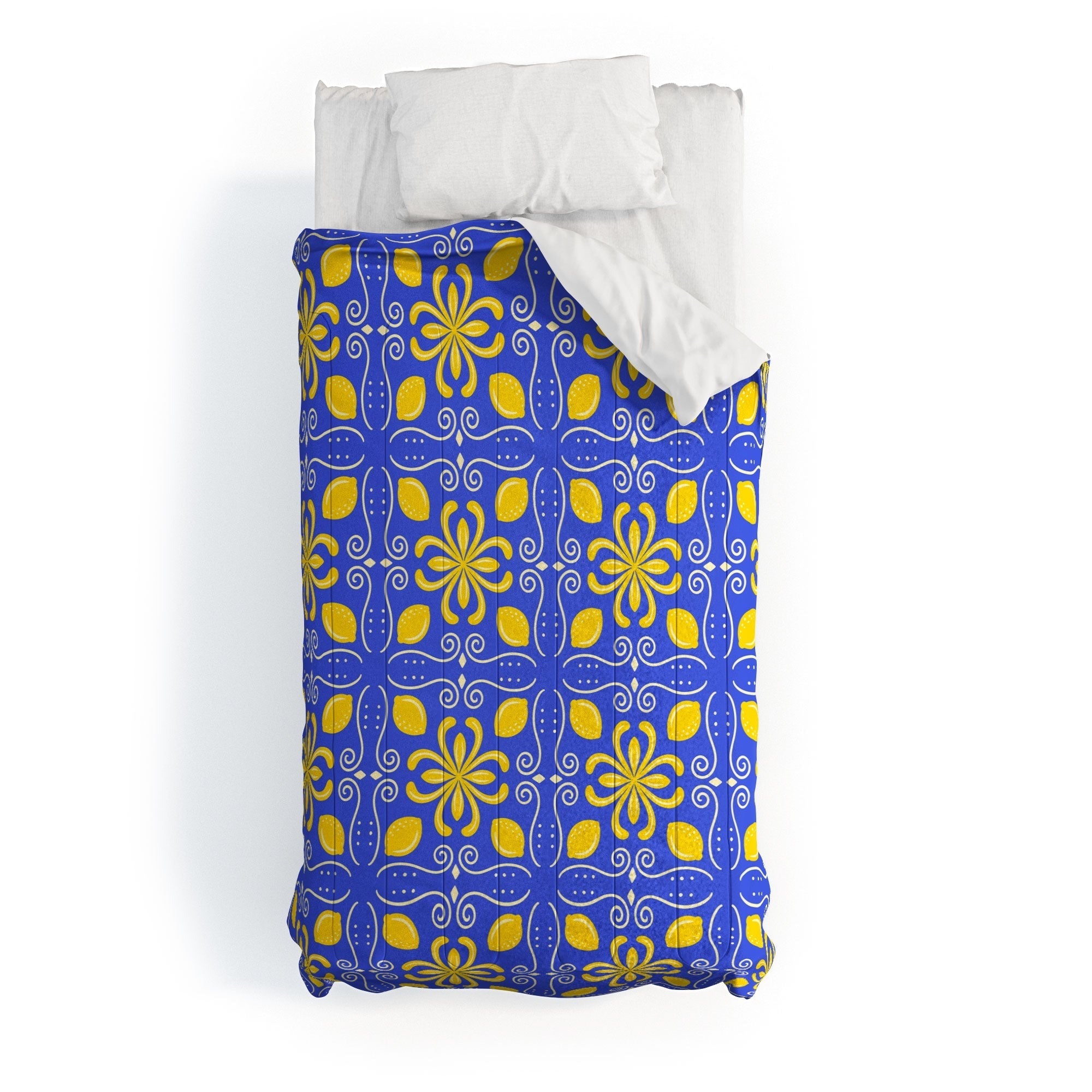Design by Spark Dolce Vita Lemon Tile Comforter