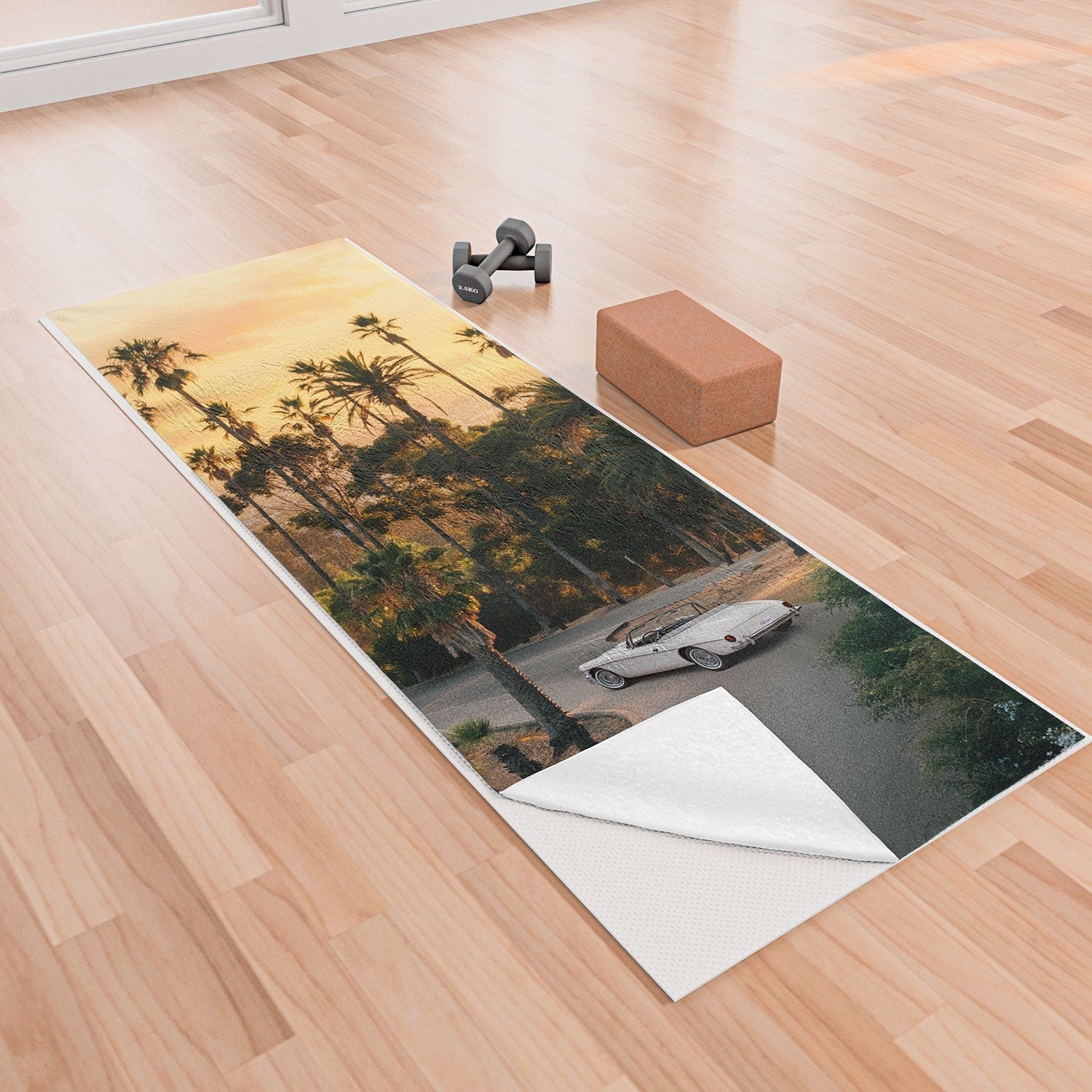 Gal Design Sunset Blvd Yoga Towel