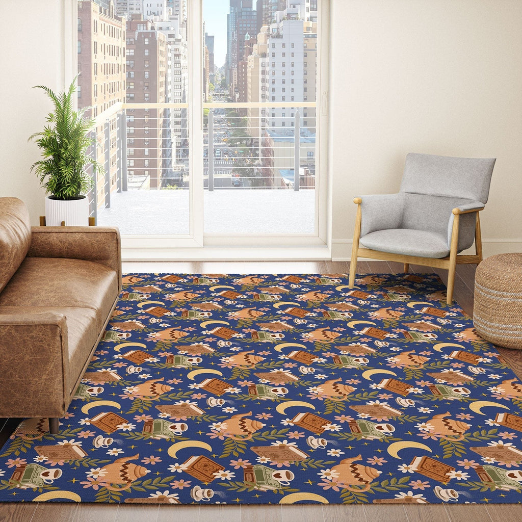 Avenie Moonlit Reading Nook II Area Rug