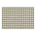 Menina Lisboa Rustic Green Plaid Outdoor Rug