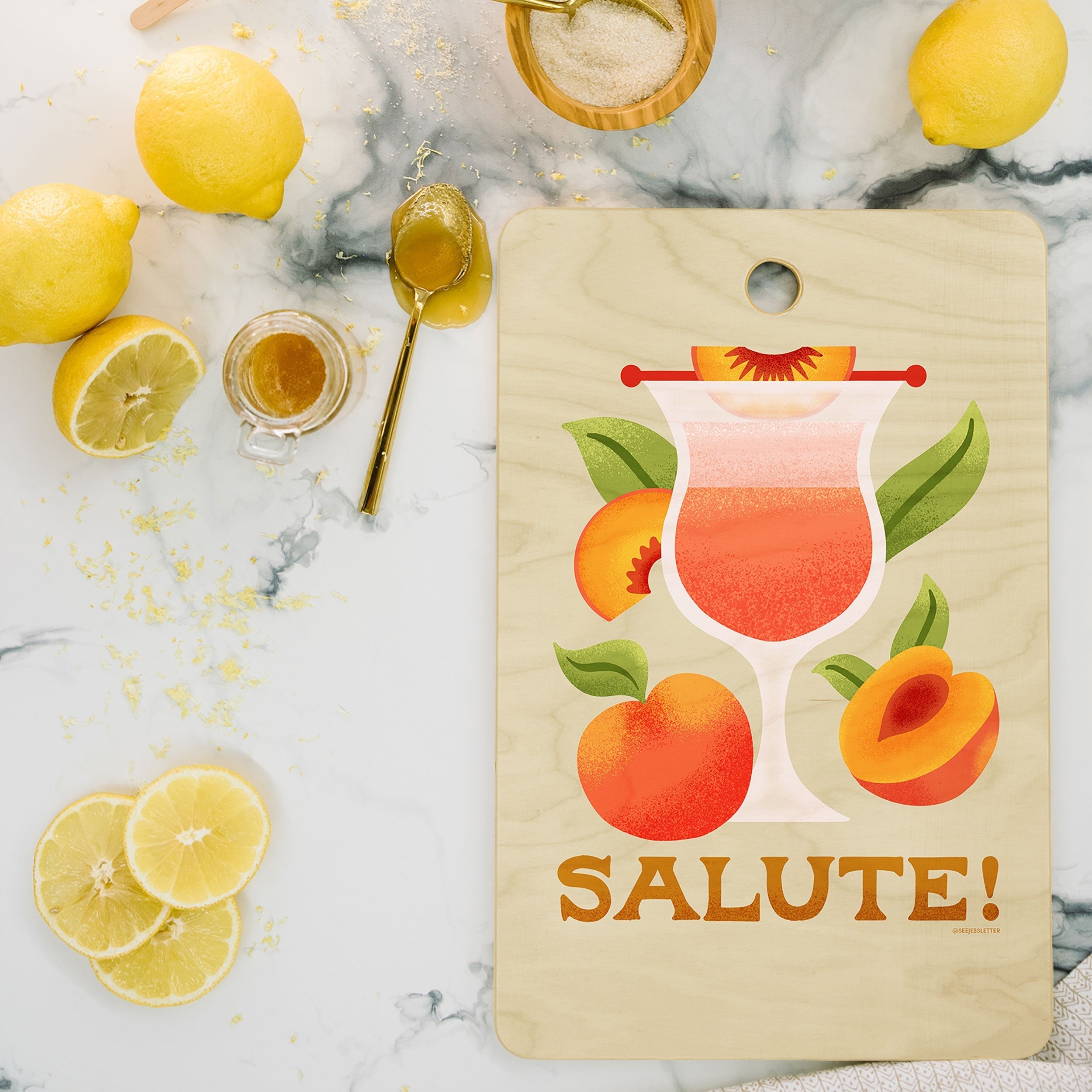 Jessica Molina Bellini Cutting Board Rectangle