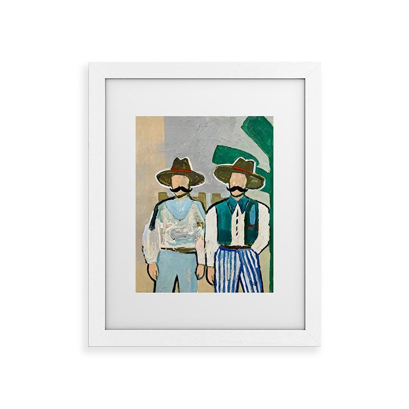 83 Oranges Side By Side Cowboy Edition Framed Art Print