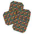 Valeria Frustaci Christmas pattern Coaster Set