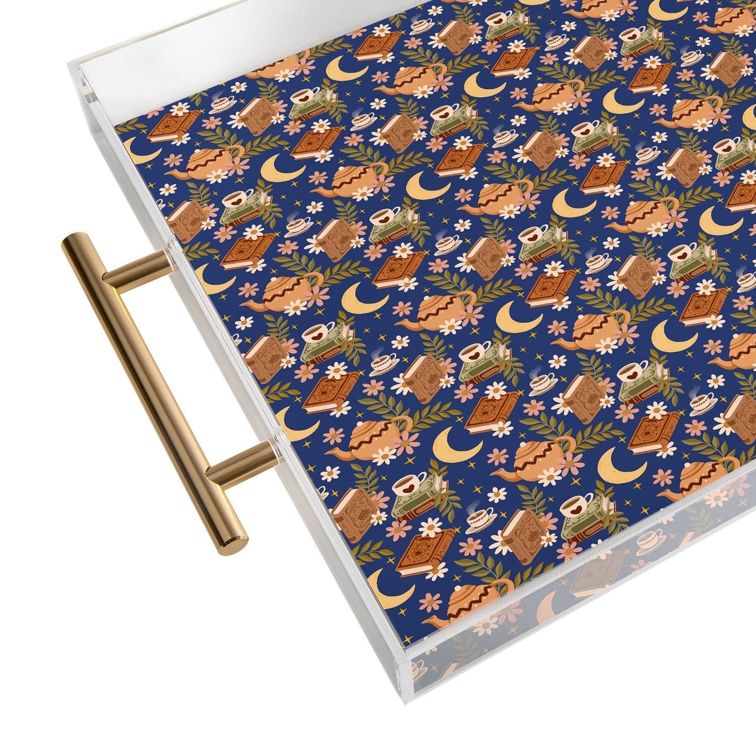 Avenie Moonlit Reading Nook II Acrylic Tray