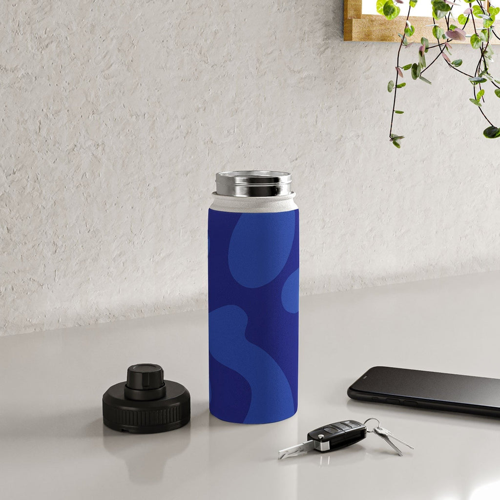 Camilla Foss Blue Pebble Water Bottle