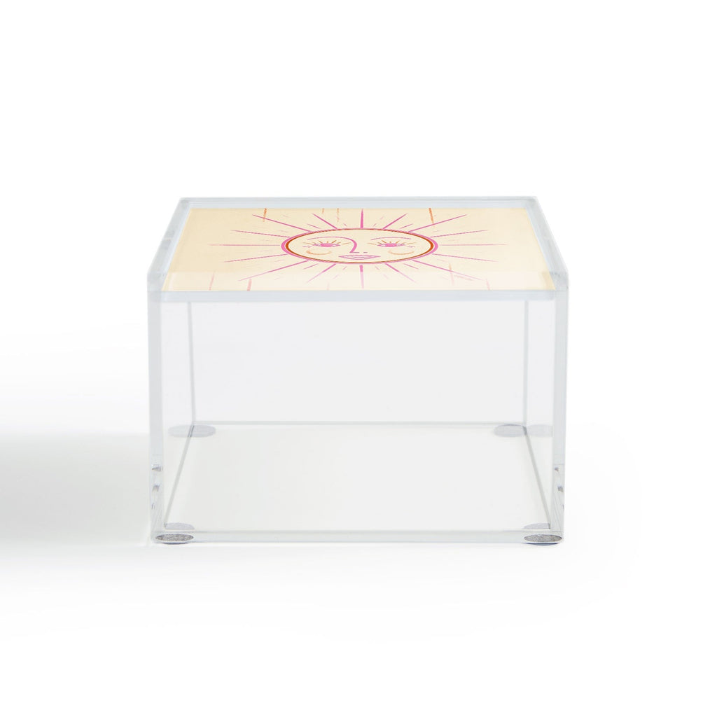 Little Om Celestial Sun cream Acrylic Box