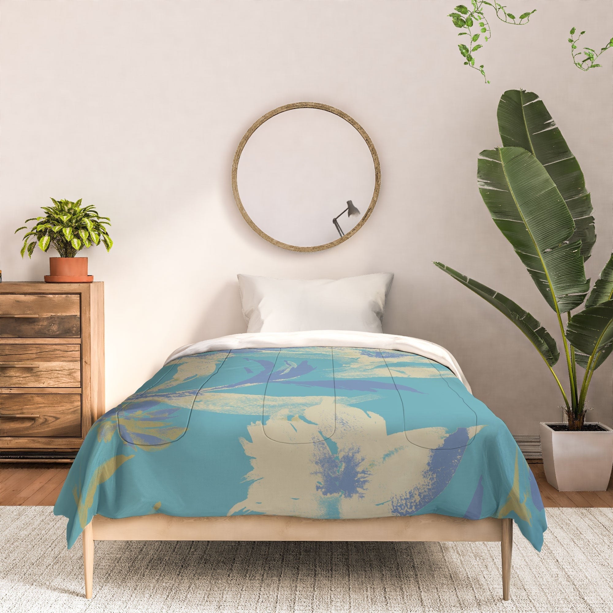 Gabriela Fuente Emma Blue Comforter