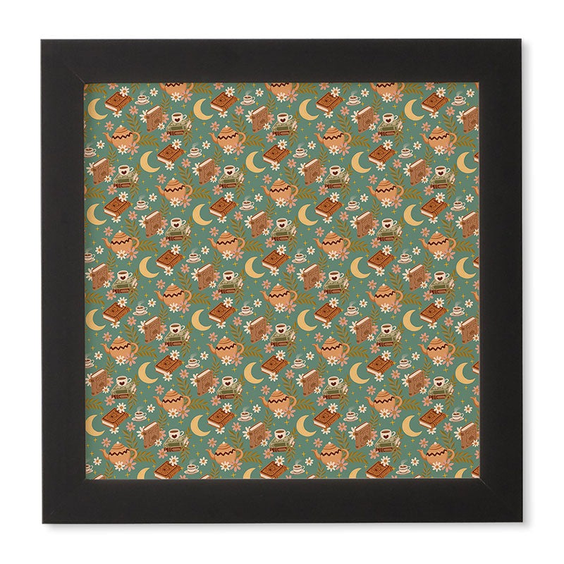 Avenie Moonlit Reading Nook I Framed Wall Art
