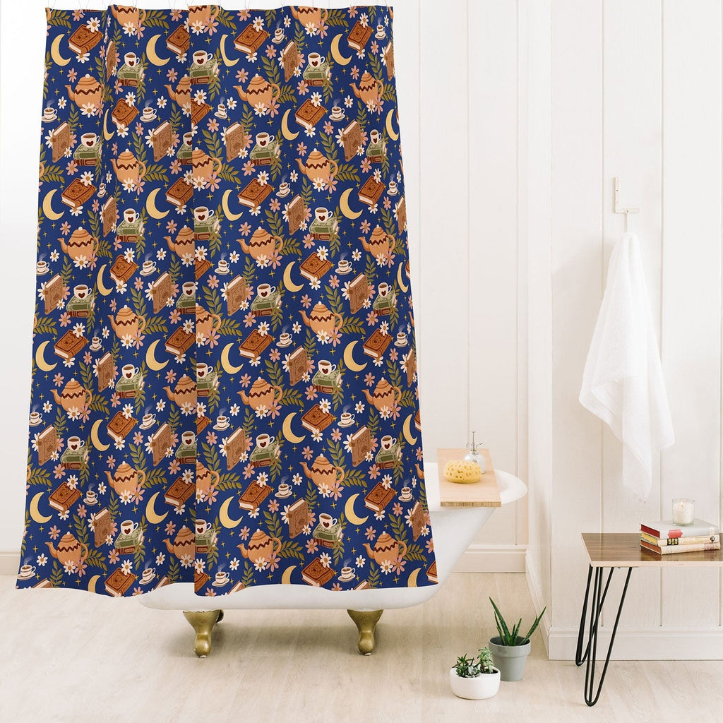 Avenie Moonlit Reading Nook II Shower Curtain