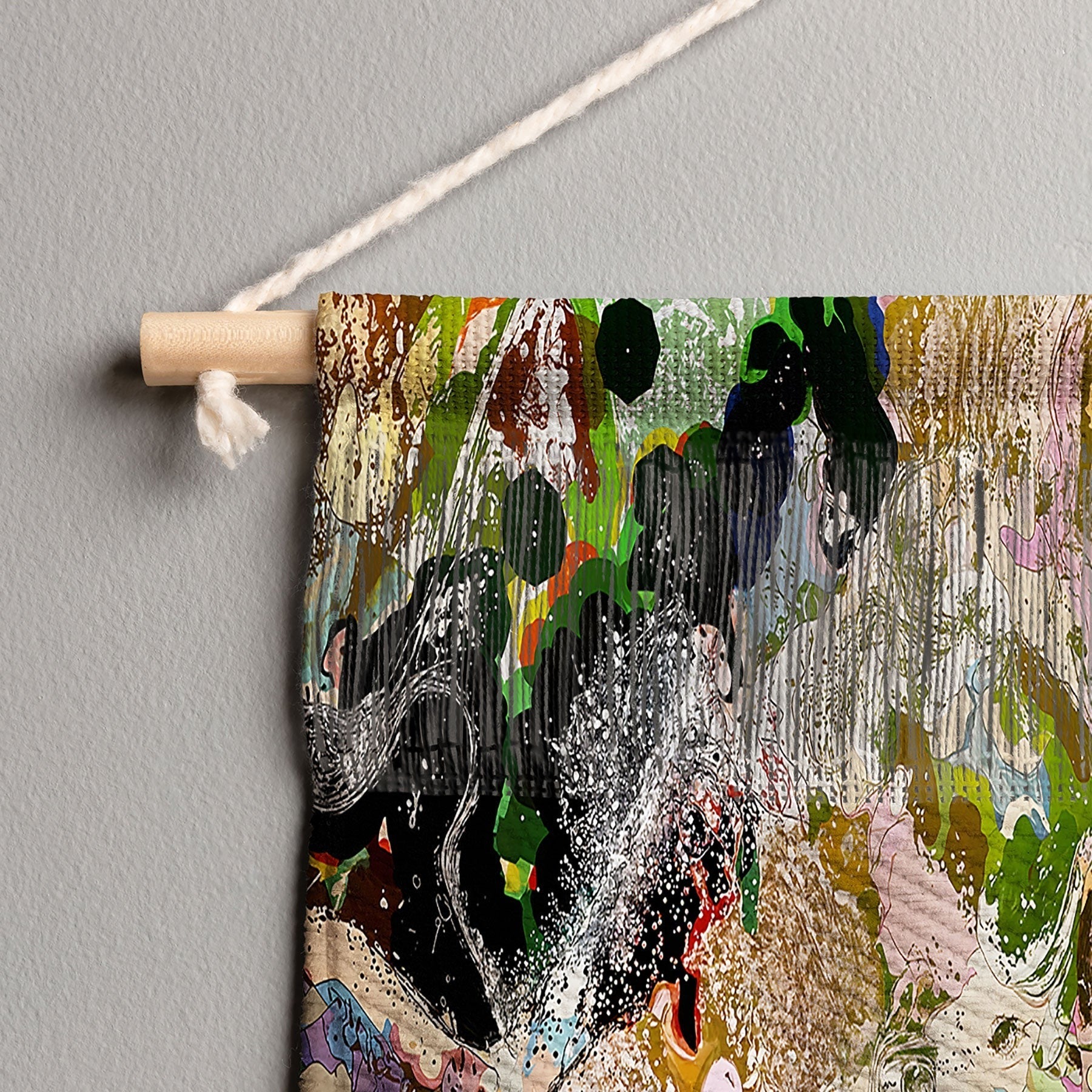 83 Oranges Echoes Beneath the Surface Wall Hanging Landscape