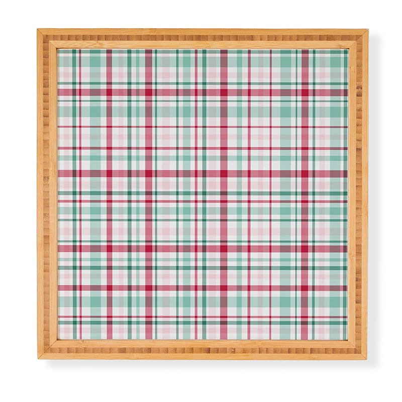 Lisa Argyropoulos Merry Vintage Plaid Framed Wall Art