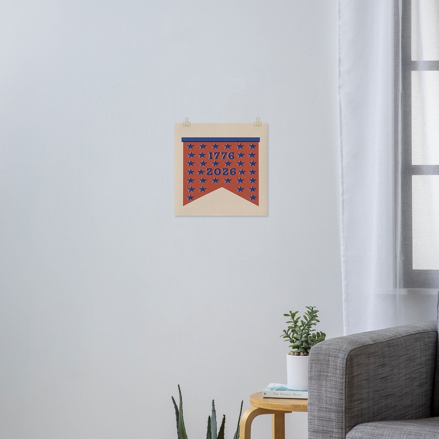DENY Designs Star Banner Art Print