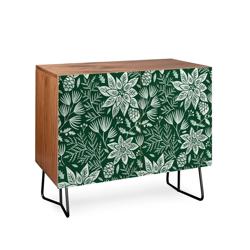 Pimlada Phuapradit Christmas Poinsettia Credenza