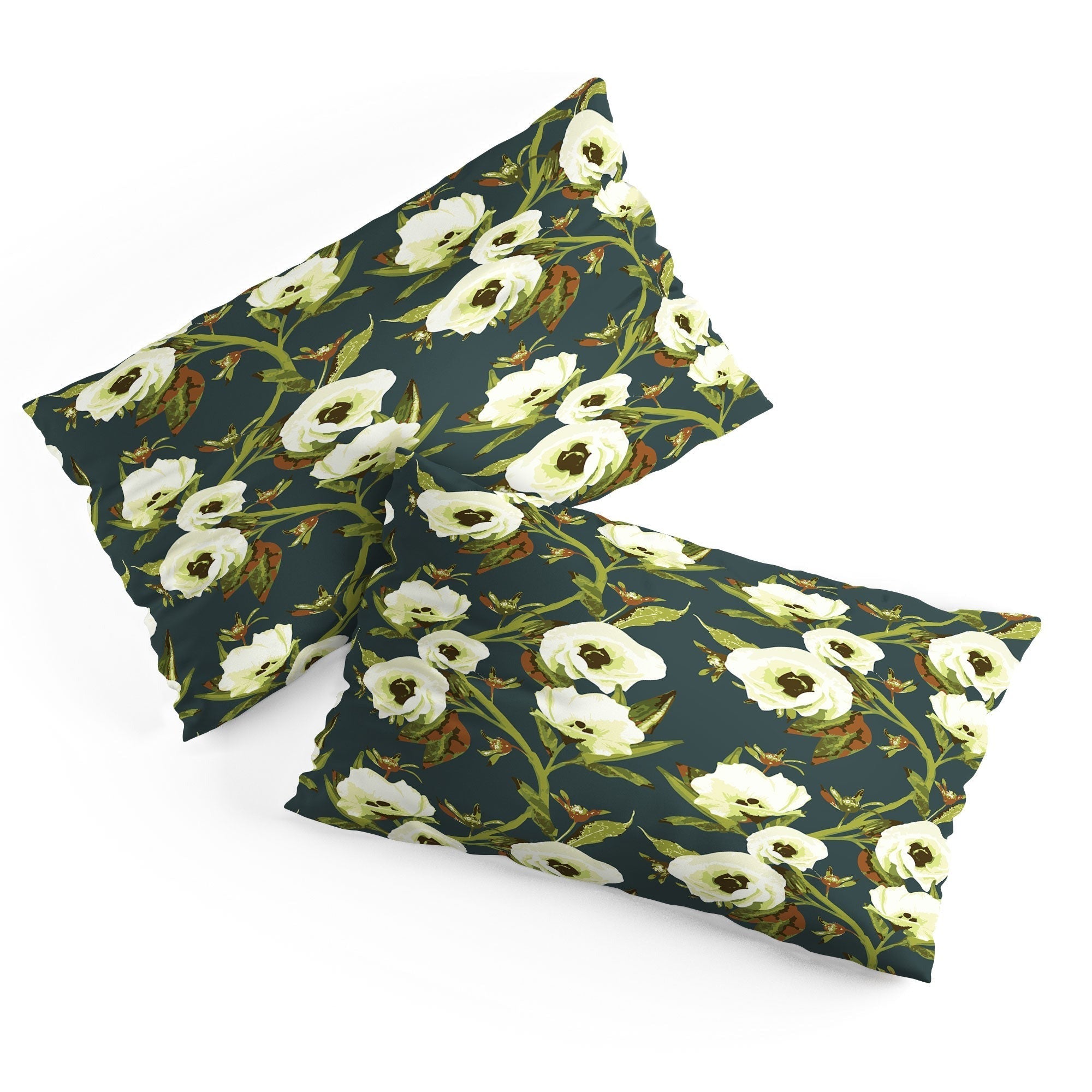 ThirtyOne Illustrations Circa in Olive Pillow Shams