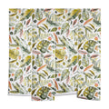 Ninola Design Botanic Retreat Tropical Jungle Leaves Botanical Green Orange Wall Mural