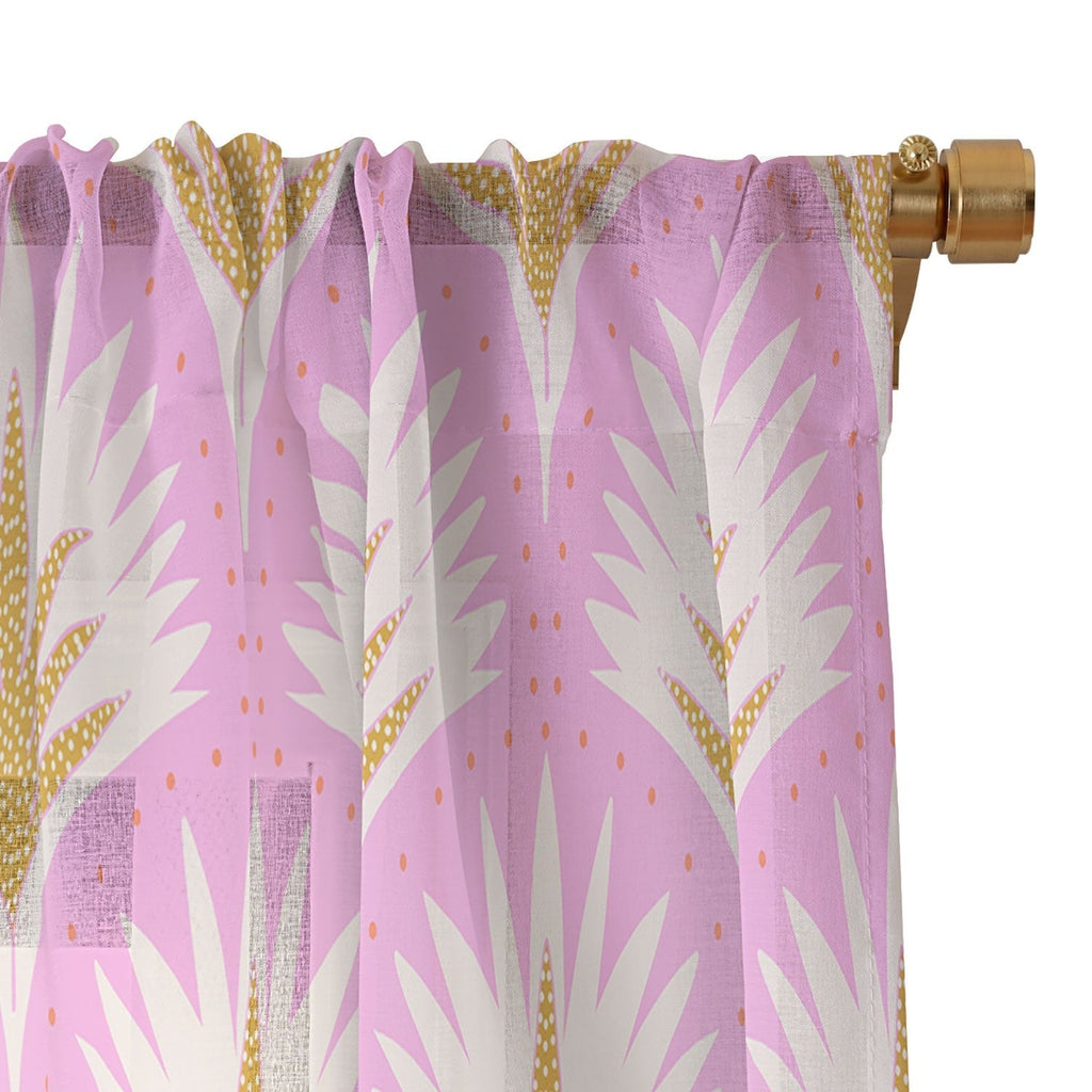 Jennifer Labre Pink Palmetto Sheer Non Repeat