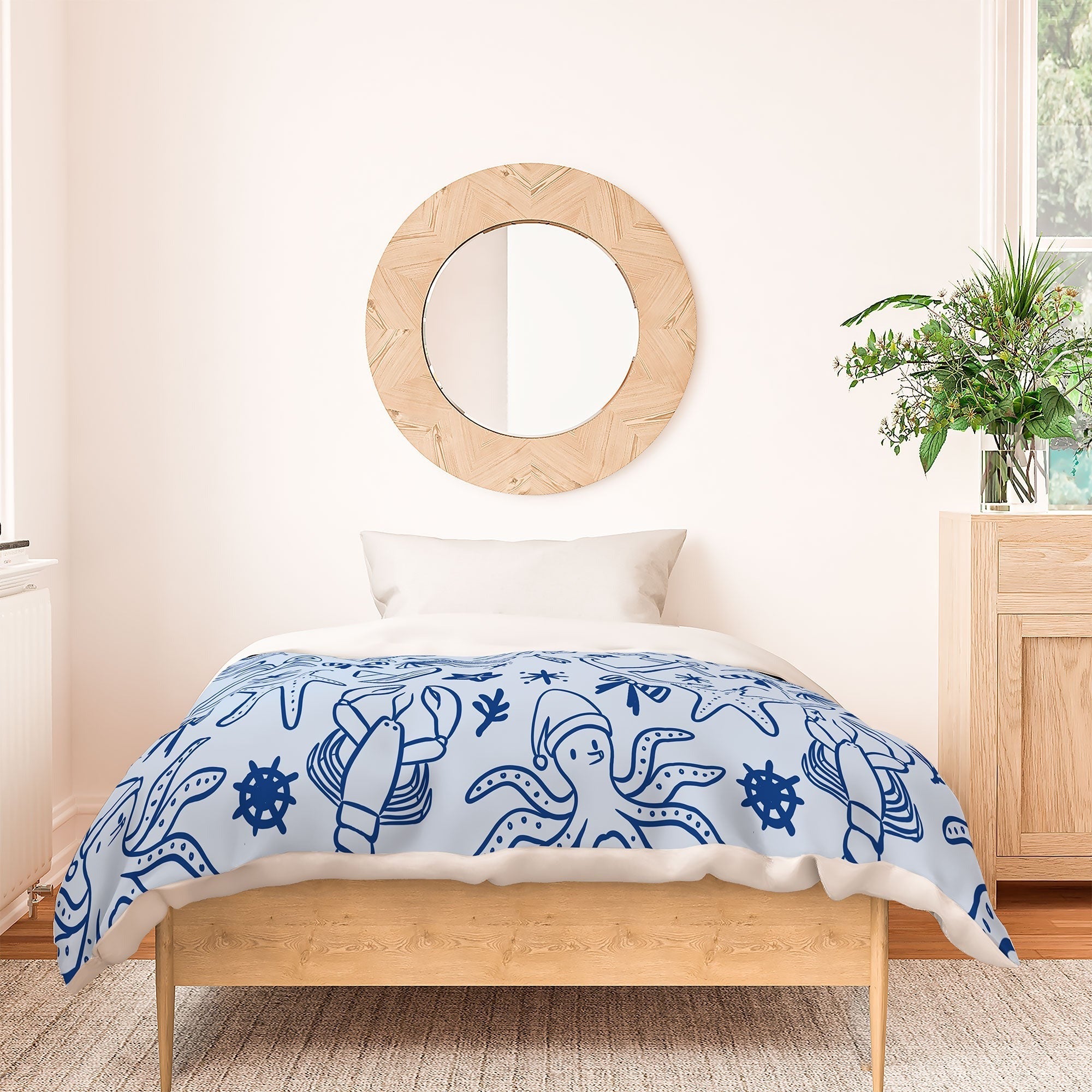 Design by Spark Marine Christmas Holiday Duvet Cover