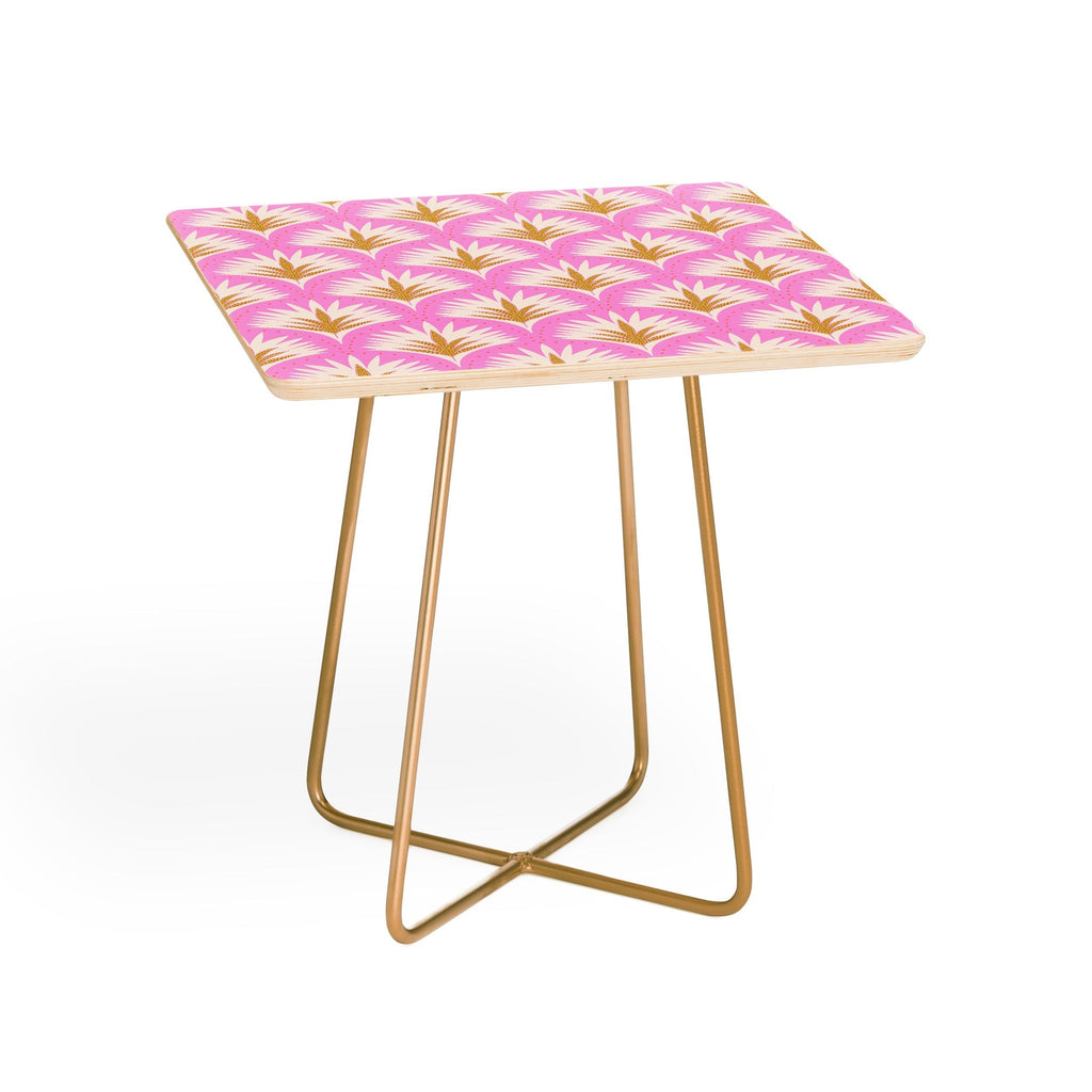 Jennifer Labre Pink Palmetto Side Table