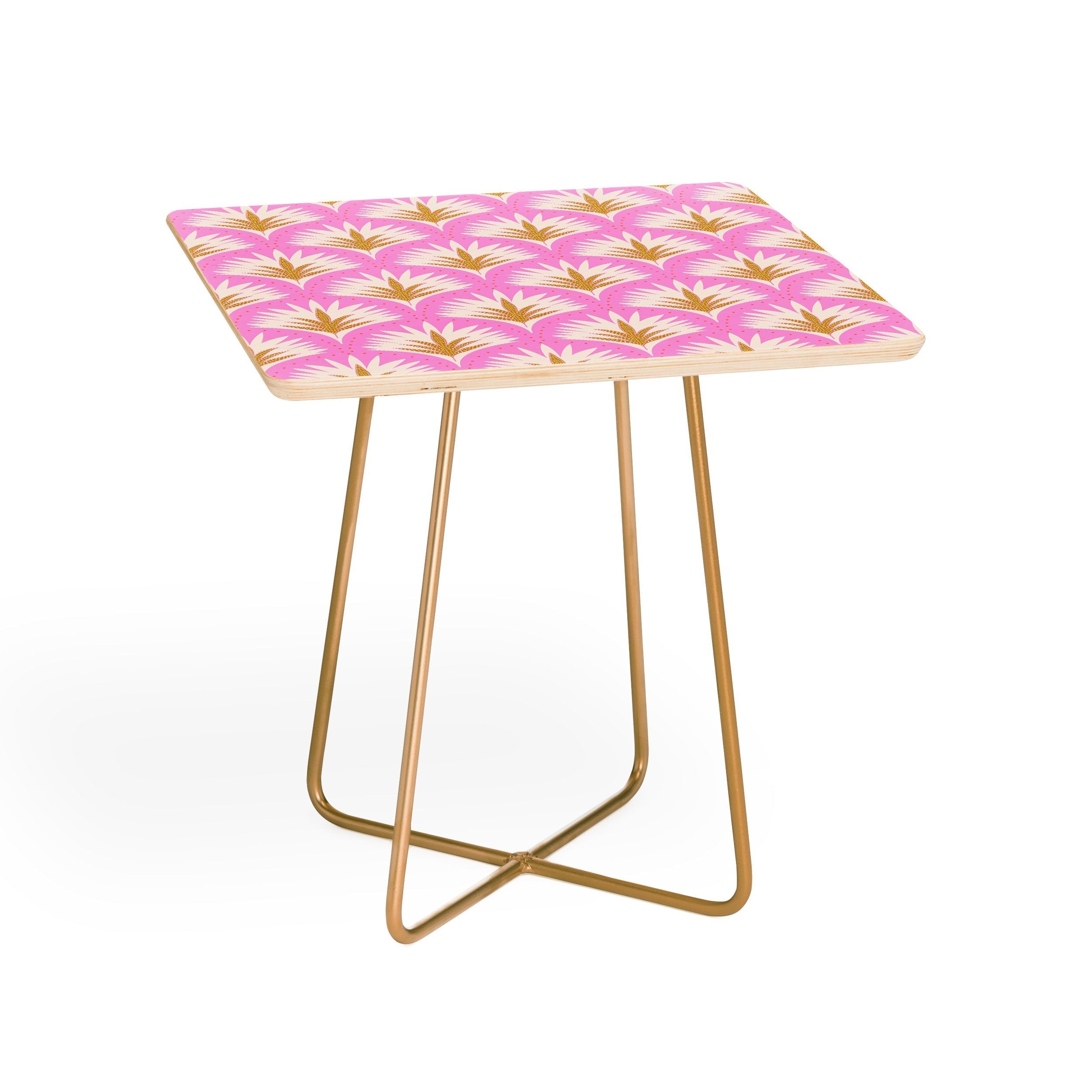 Jennifer Labre Pink Palmetto Side Table