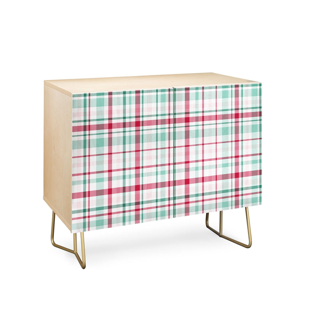 Lisa Argyropoulos Merry Vintage Plaid Credenza