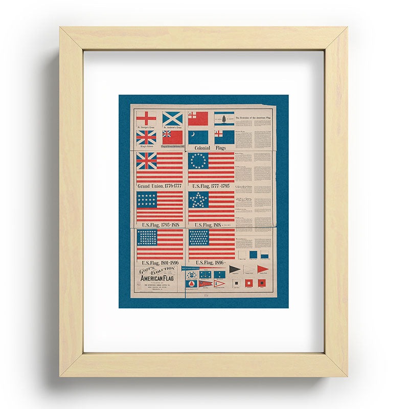 DENY Designs Goff s Evolution of the American Flag Recessed Framing Rectangle
