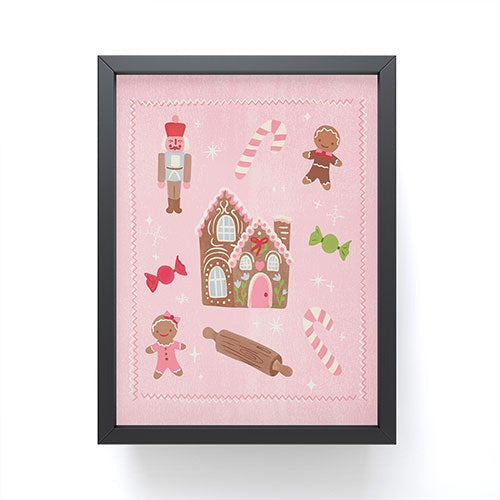 carriecantwell Sweet Christmas Holidays Framed Mini Art Print