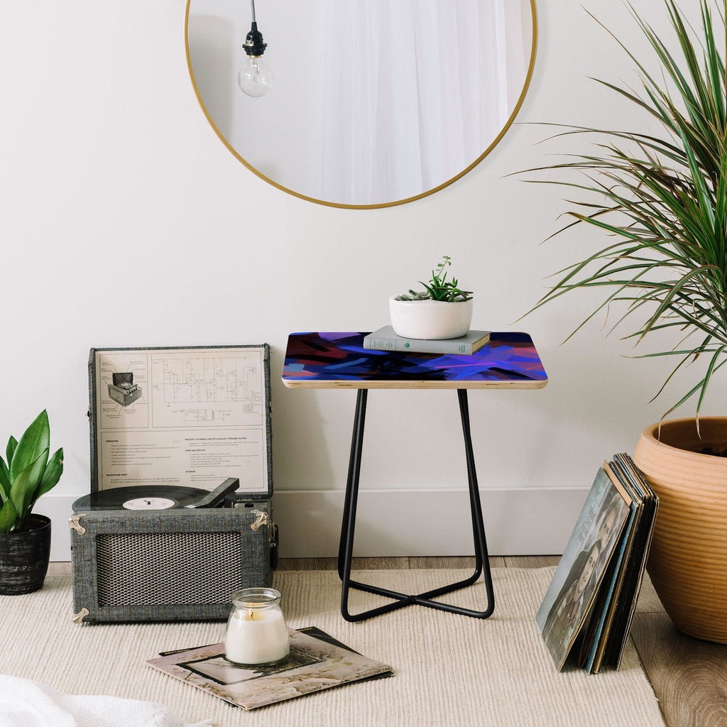 83 Oranges Midnight Sparks Side Table