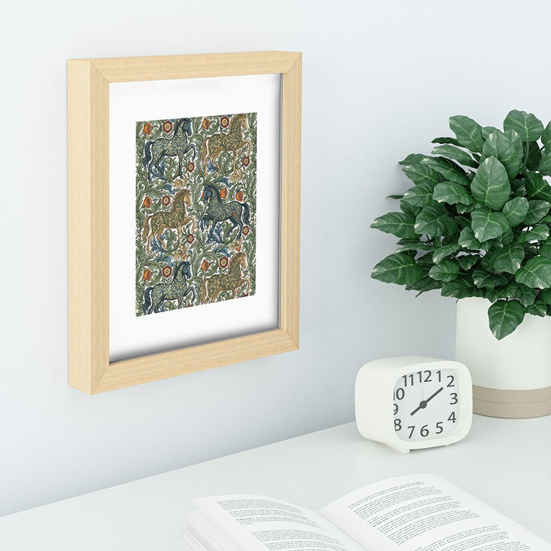Marta Barragan Camarasa Renaissance Horse Garden Recessed Framing Rectangle