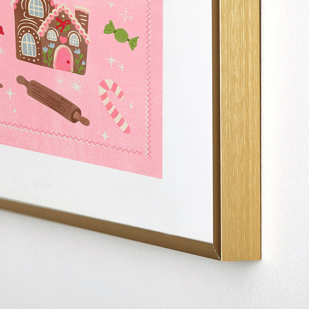 carriecantwell Sweet Christmas Holidays Metal Framed Art Print