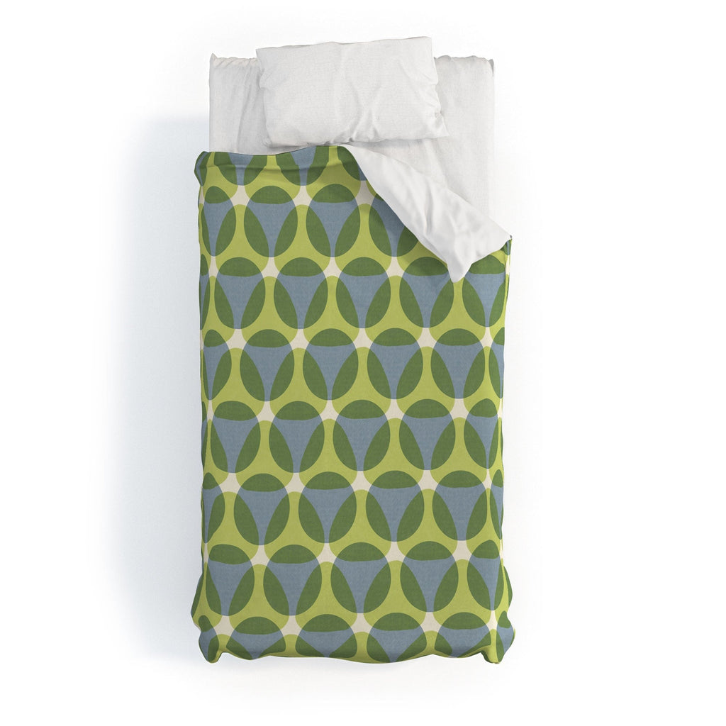 Marta Barragan Camarasa Stylish Retro Circle Duvet Cover
